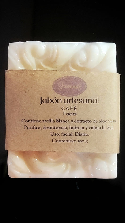 Jabón artesanal de arcilla blanca